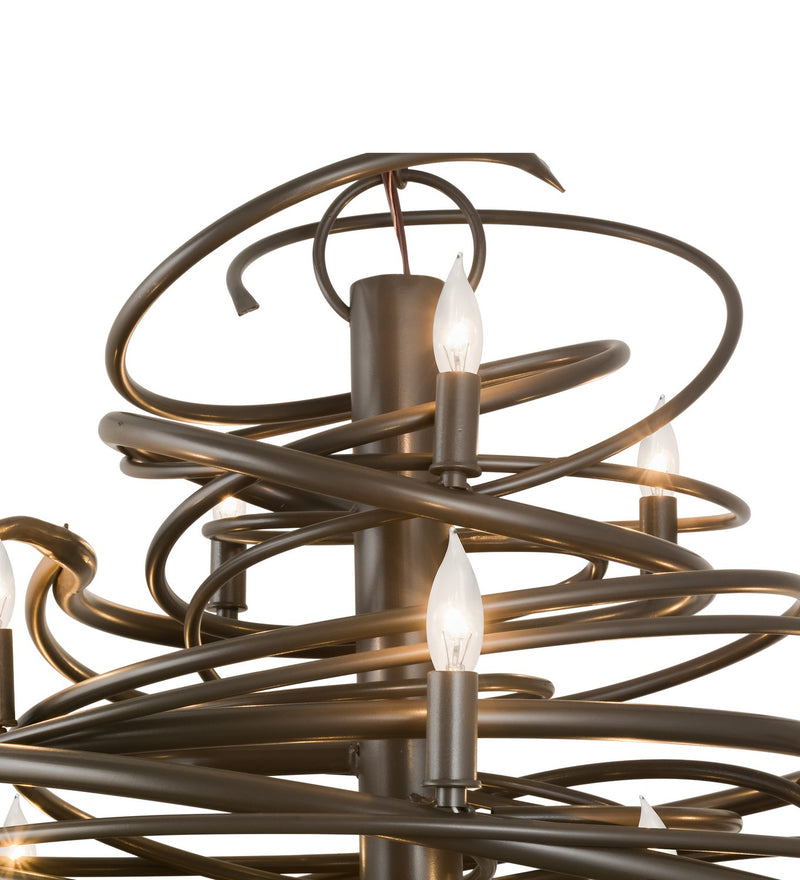Meyda Tiffany 157562 12 Light Chandelier, Timeless Bronze