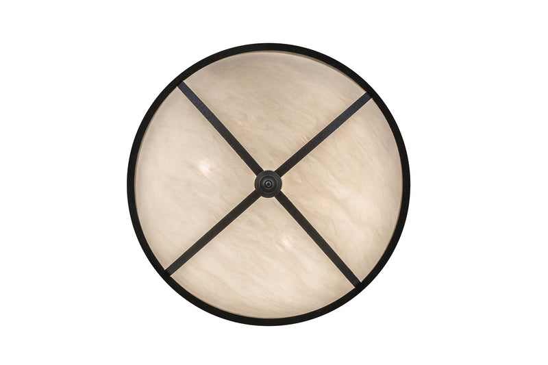 Meyda Tiffany 157570 Six Light Pendant, Reticulated Black