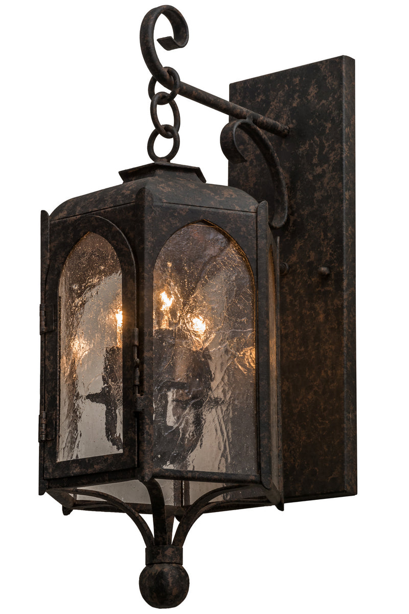 Meyda Tiffany 157580 Three Light Wall Sconce, Coffee Bean
