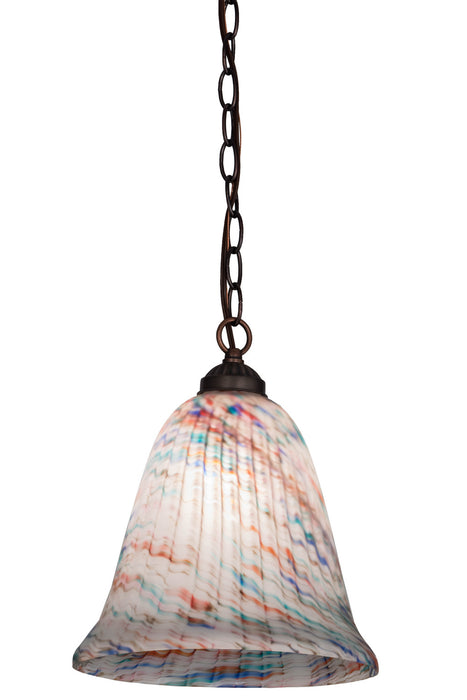 Meyda Tiffany 157655 One Light Pendant, Mahogany Bronze