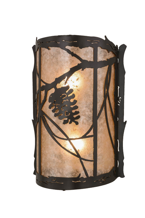 Meyda Tiffany 157666 Two Light Wall Sconce, Timeless Bronze