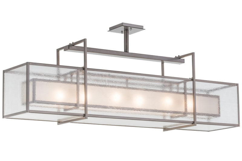 Meyda Tiffany 157692 Six Light Pendant, Matte Clear