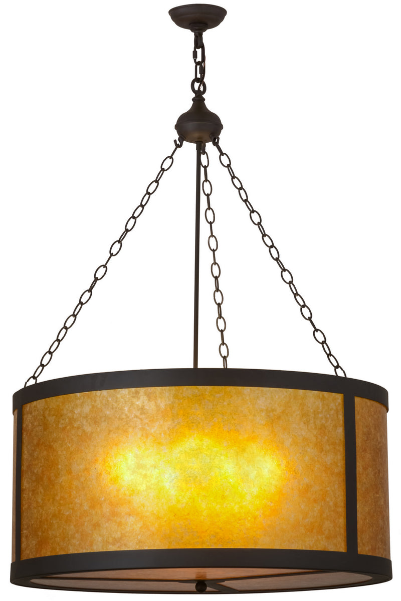 Meyda Tiffany 157853 Four Light Pendant, Oil Rubbed Bronze