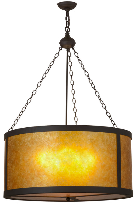 Meyda Tiffany 157853 Four Light Pendant, Oil Rubbed Bronze