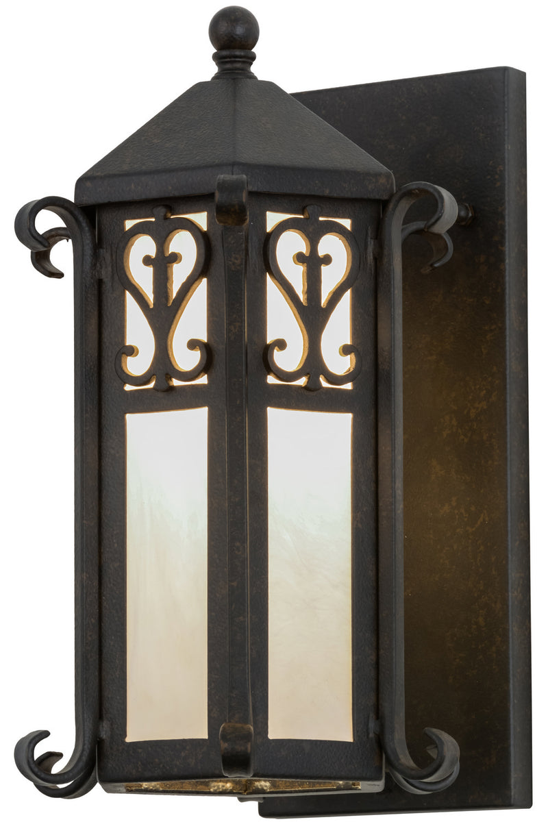 Meyda Tiffany 157936 One Light Wall Sconce, Chestnut