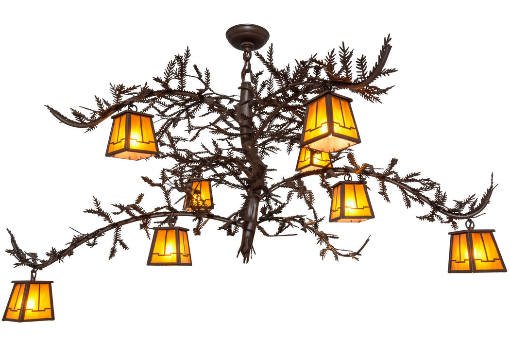 Meyda Tiffany 158067 Eight Light Chandelier, Cafe Noir