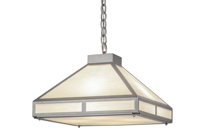 Meyda Tiffany 158130 Four Light Pendant, Nickel