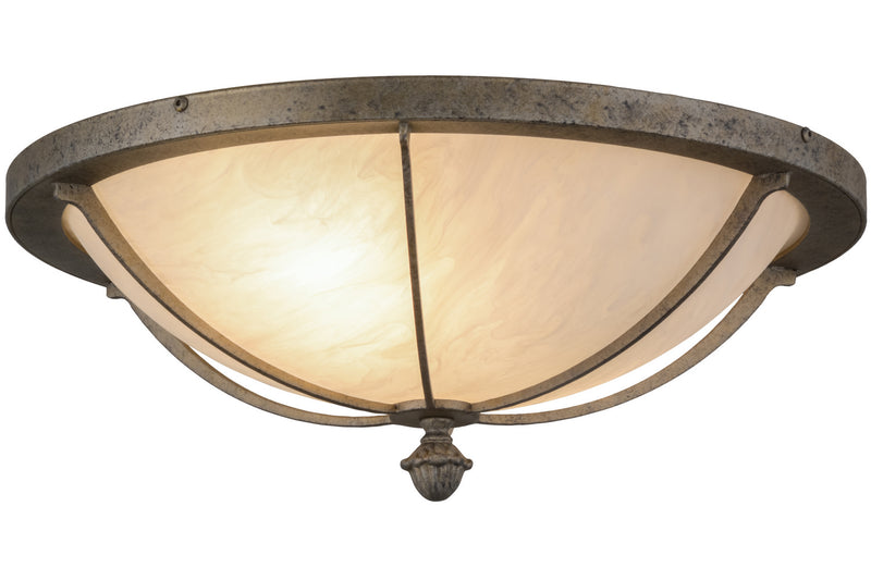 Meyda Tiffany 158232 Two Light Flushmount, Corinth
