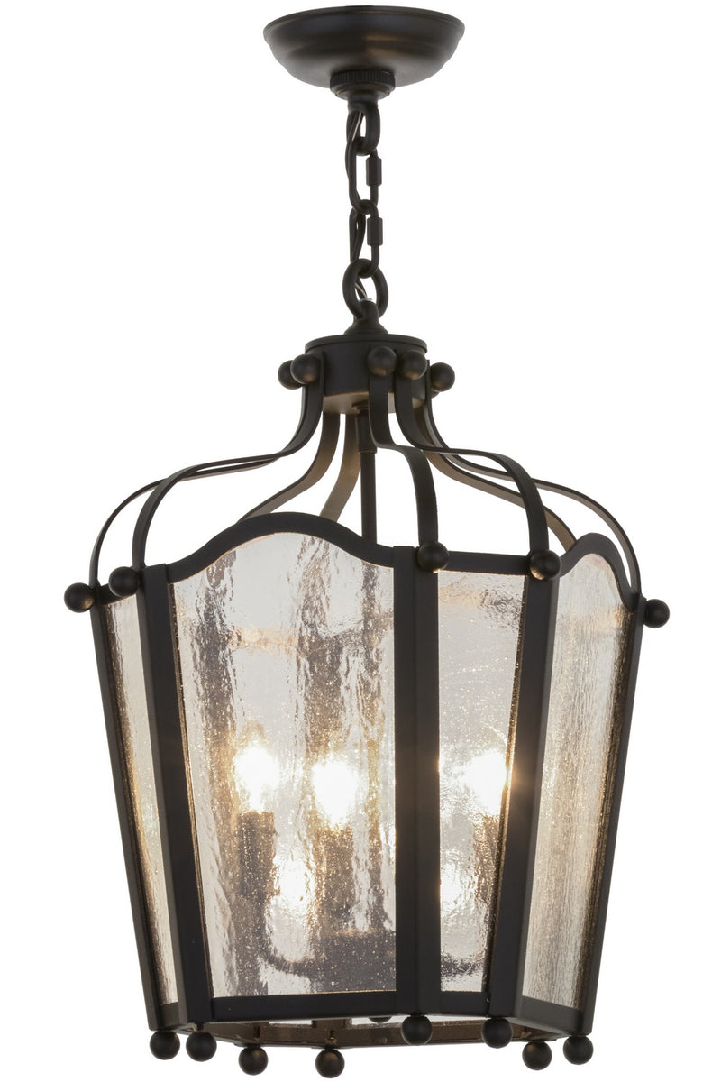 Meyda Tiffany 158233 Four Light Pendant, Textured Black