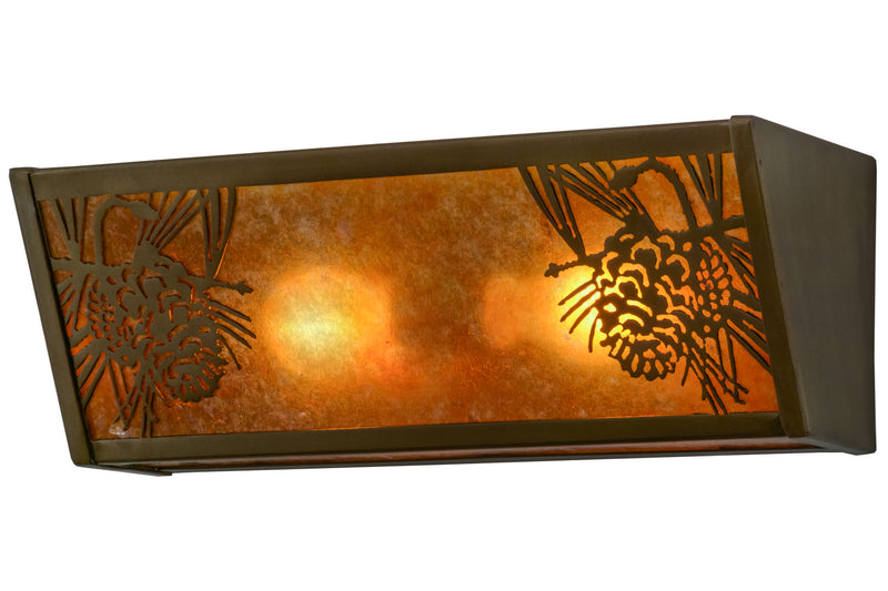 Meyda Tiffany 158331 Two Light Vanity, Antique Copper