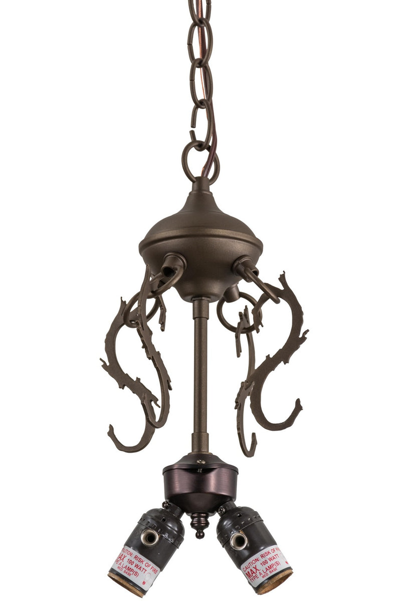 Meyda Tiffany 158681 Two Light Pendant Hardware, Tyler Bronze