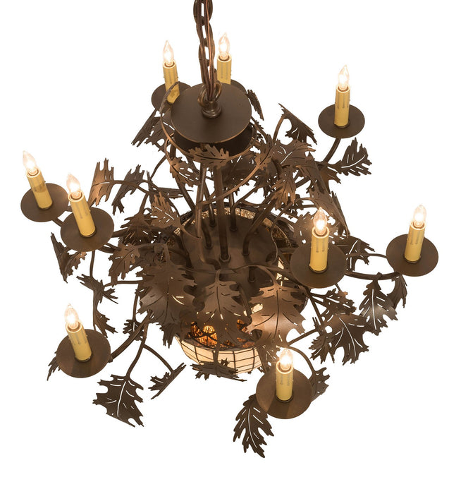 Meyda Tiffany 158685 11 Light Chandelier, Bronze