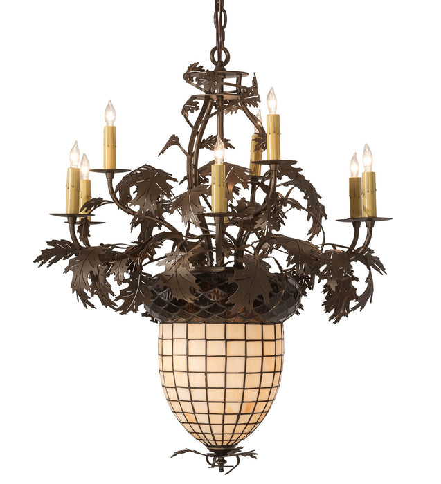 Meyda Tiffany 158685 11 Light Chandelier, Bronze