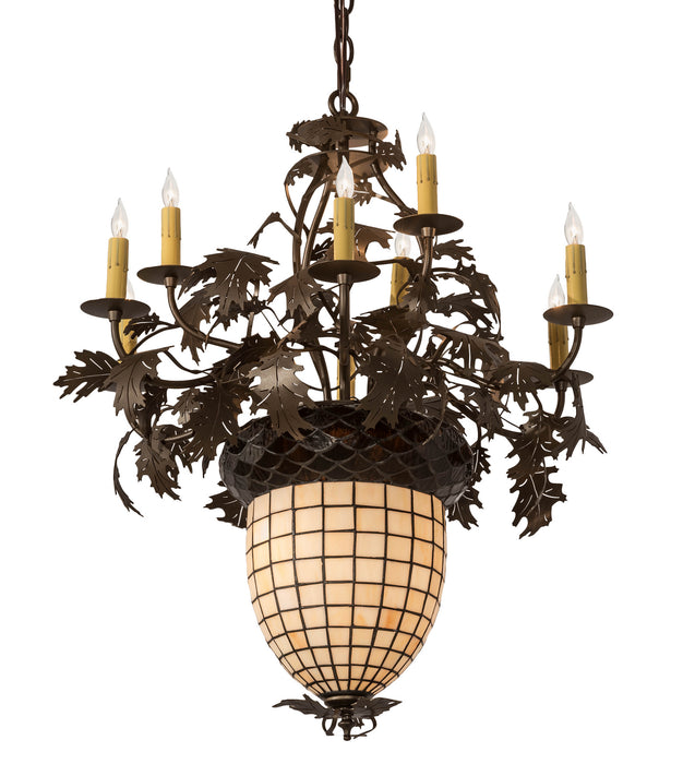Meyda Tiffany 158685 11 Light Chandelier, Bronze