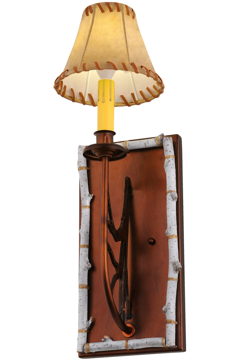 Meyda Tiffany 158727 One Light Wall Sconce, Vintage Copper