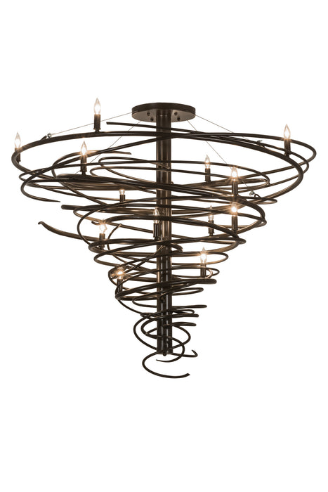 Meyda Tiffany 158869 14 Light Chandelier, Timeless Bronze