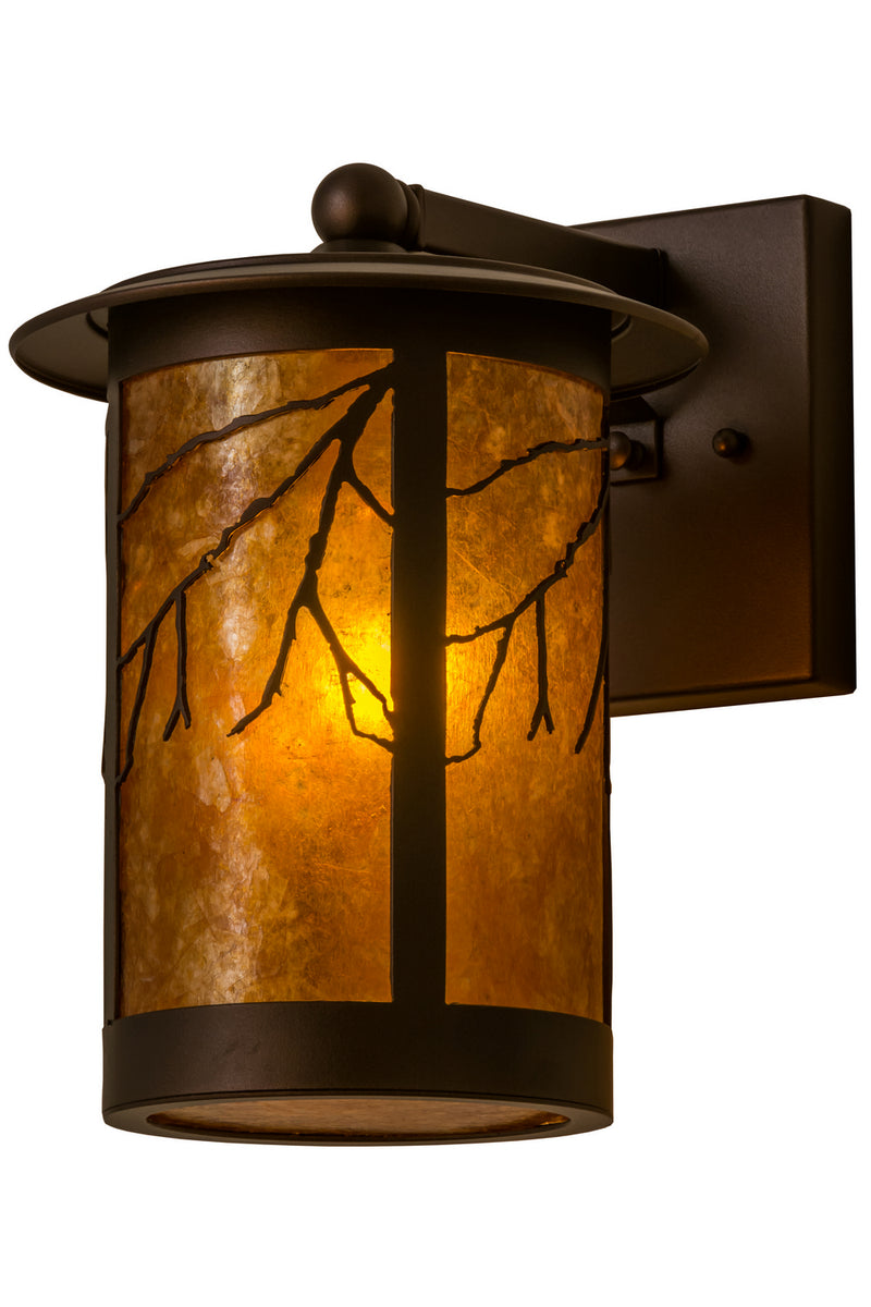 Meyda Tiffany 158931 One Light Wall Sconce, Mahogany Bronze