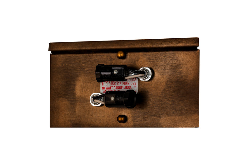 Meyda Tiffany 158932 Two Light Wall Sconce, Antique Copper