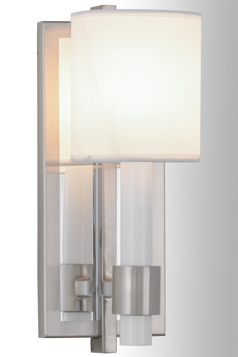Meyda Tiffany 158955 One Light Wall Sconce, Pweter/Blackened Pewter/Mirror