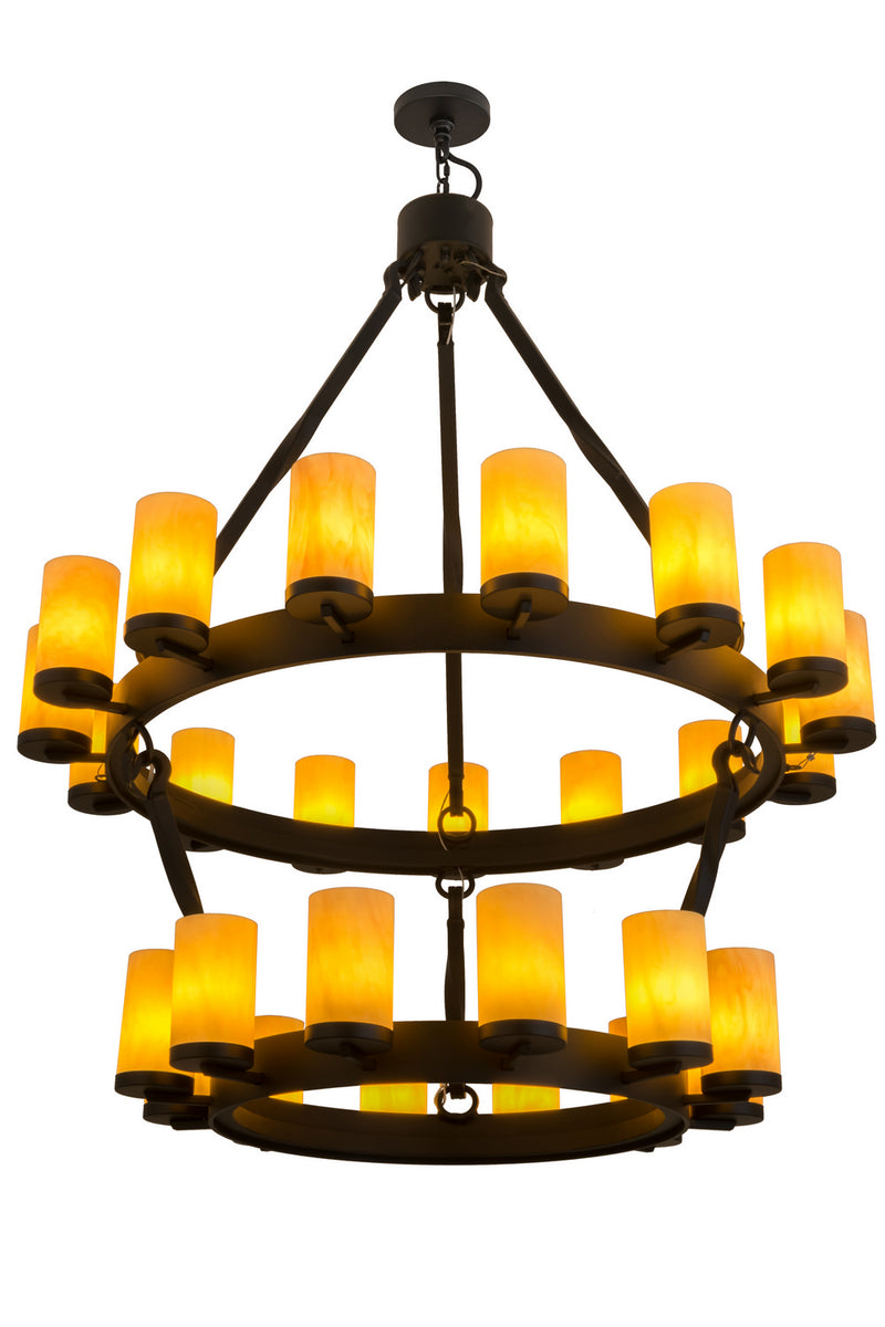 Meyda Tiffany 159006 27 Light Chandelier, Black Metal