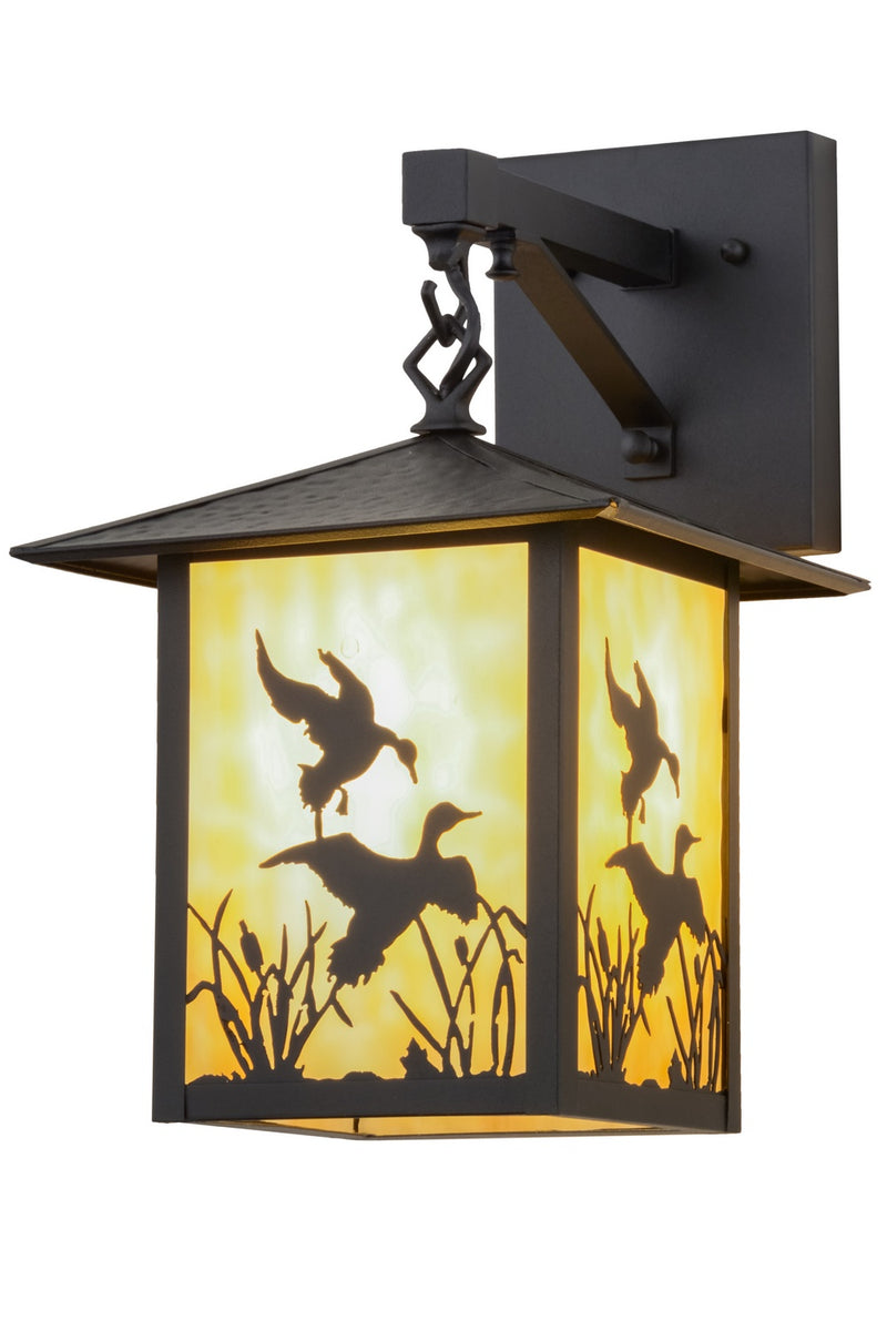 Meyda Tiffany 159119 One Light Wall Sconce, Black