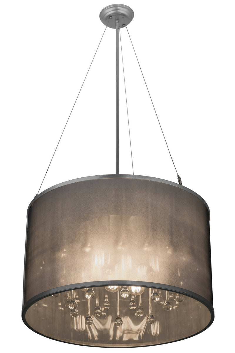 Meyda Tiffany 159261 Nine Light Pendant, Extreme Chrome