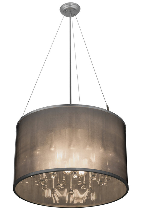 Meyda Tiffany 159261 Nine Light Pendant, Extreme Chrome