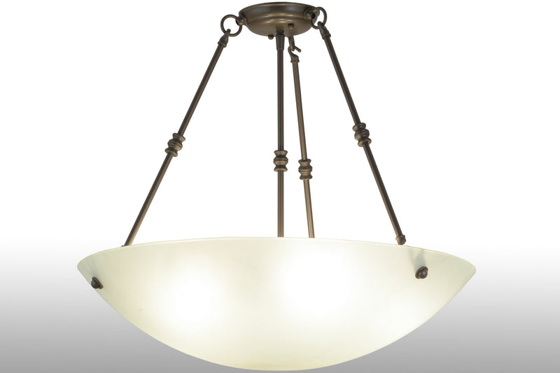 Meyda Tiffany 159597 Five Light Semi-Flushmount, Timeless Bronze