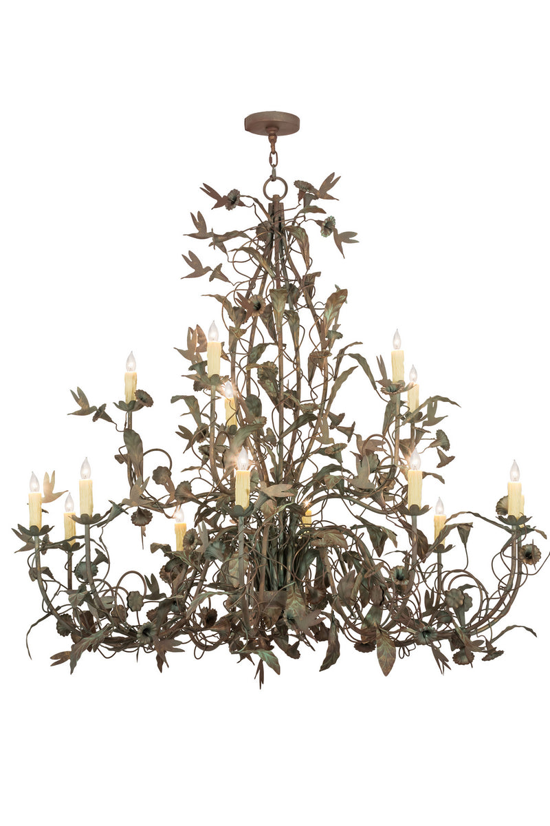 Meyda Tiffany 159623 15 Light Chandelier, Capri