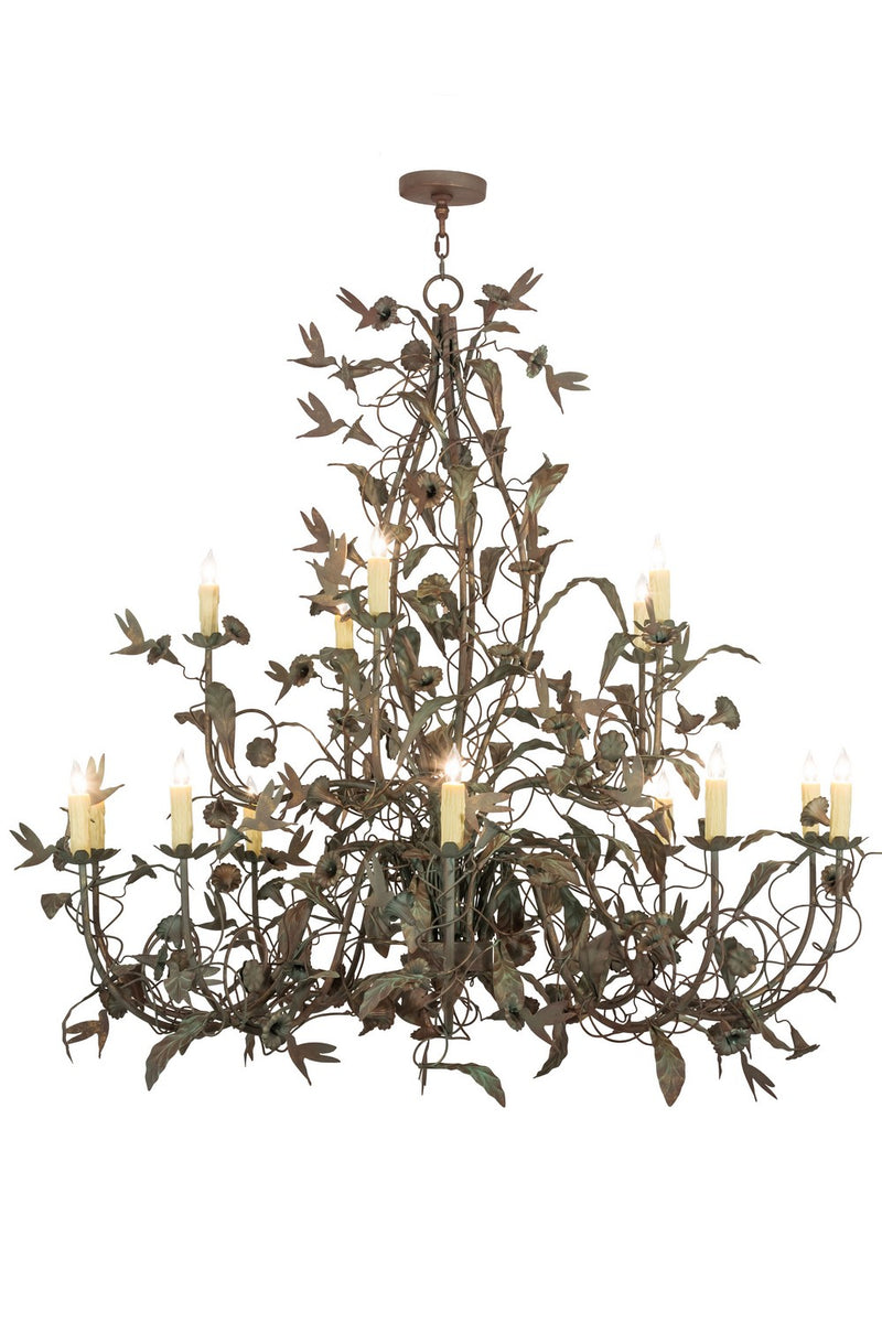 Meyda Tiffany 159623 15 Light Chandelier, Capri