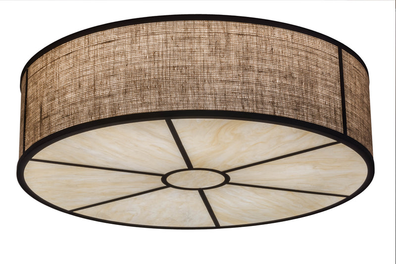 Meyda Tiffany 160194 Six Light Flushmount, Oil Rubbed Bronze