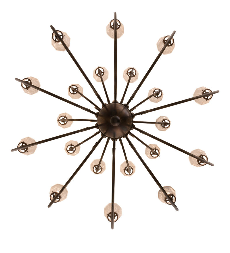 Meyda Tiffany 160553 20 Light Chandelier, Burnished Antique Copper