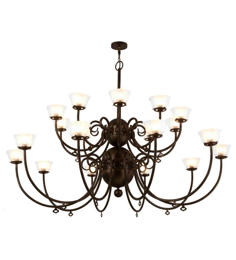 Meyda Tiffany 160553 20 Light Chandelier, Burnished Antique Copper