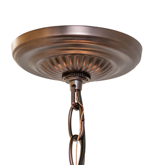 Meyda Tiffany 160609 Seven Light Chandelier Hardware, Mahogany Bronze