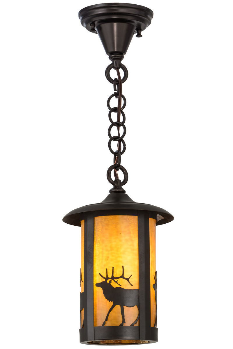 Meyda Tiffany 160626 Pendant, Craftsman Brown