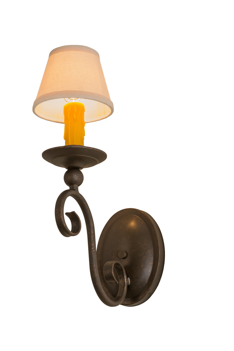 Meyda Tiffany 160718 One Light Wall Sconce, Timeless Bronze