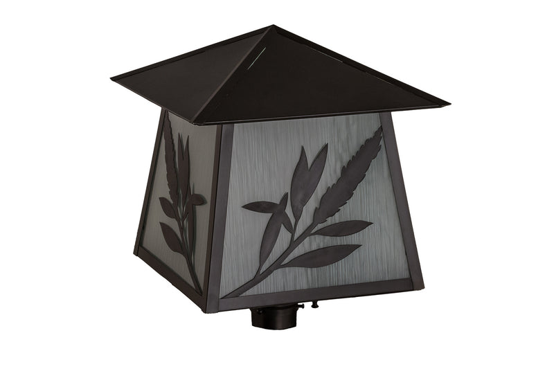 Meyda Tiffany 160868 Post Mount, Craftsman Brown