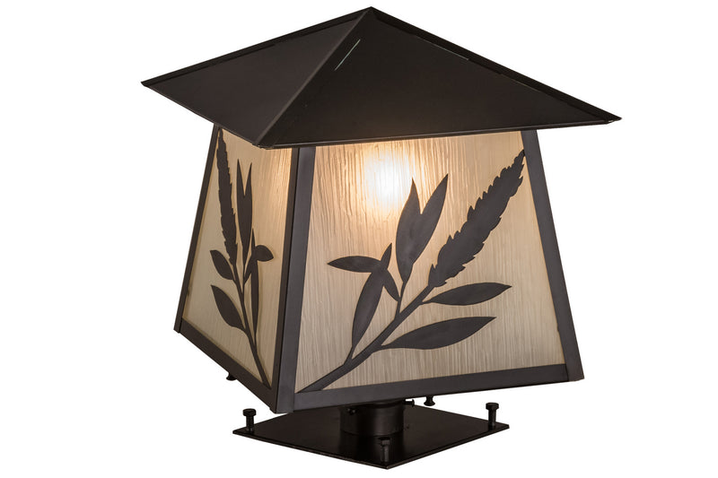 Meyda Tiffany 160868 Post Mount, Craftsman Brown
