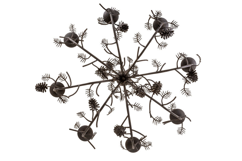 Meyda Tiffany 161106 Eight Light Chandelier, Chestnut