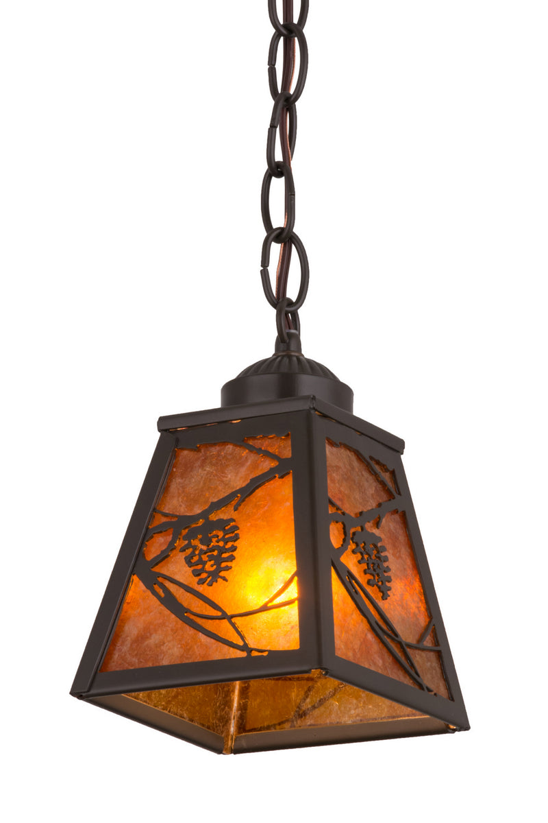 Meyda Tiffany 161269 One Light Pendant, Timeless Bronze