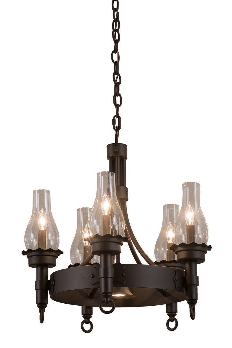 Meyda Tiffany 161543 Six Light Chandelier, Oil Rubbed Bronze