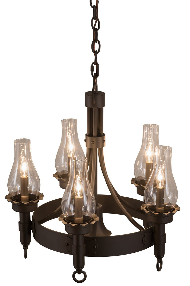 Meyda Tiffany 161543 Six Light Chandelier, Oil Rubbed Bronze