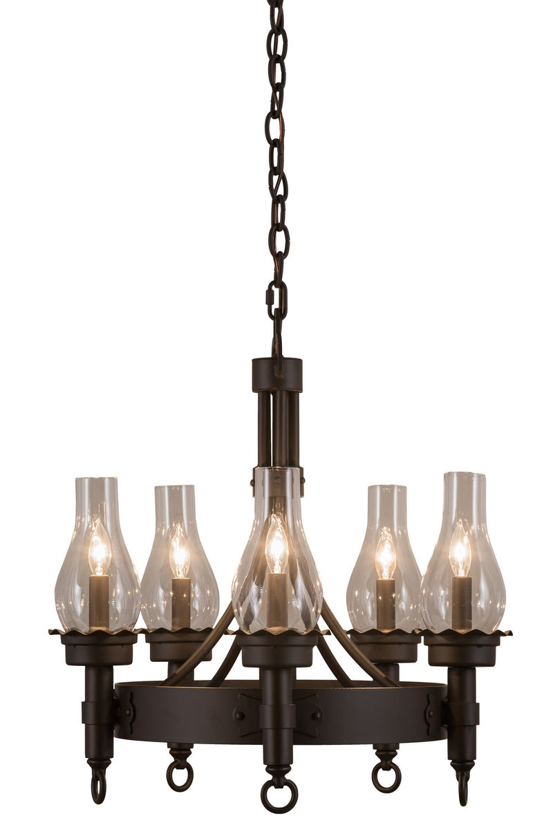Meyda Tiffany 161543 Six Light Chandelier, Oil Rubbed Bronze