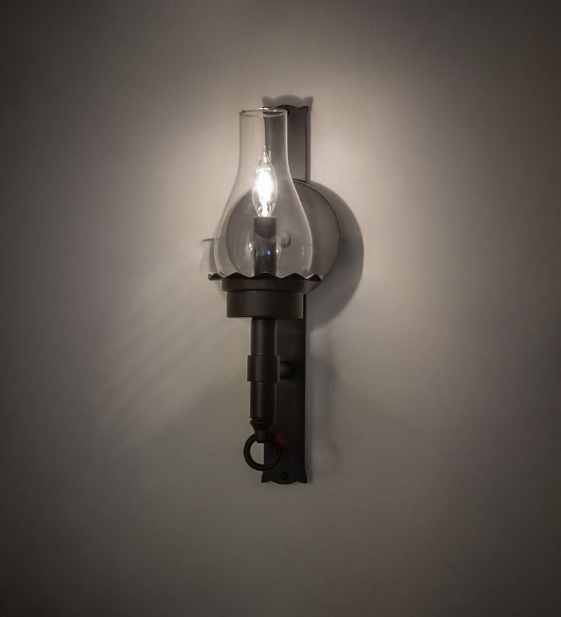 Meyda Tiffany 161544 One Light Wall Sconce, Oil Rubbed Bronze