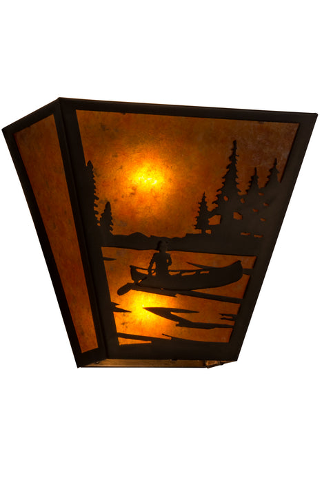 Meyda Tiffany 161611 Two Light Wall Sconce, Antique Copper
