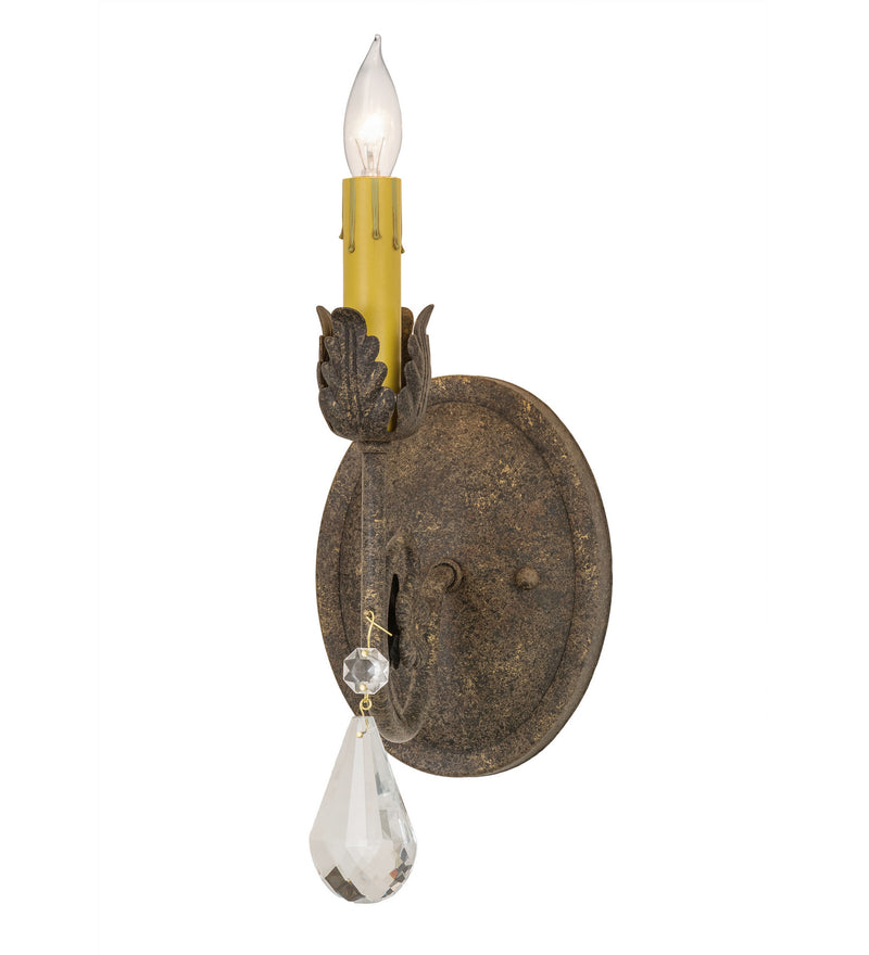 Meyda Tiffany 161826 One Light Wall Sconce, Antiquity Textured