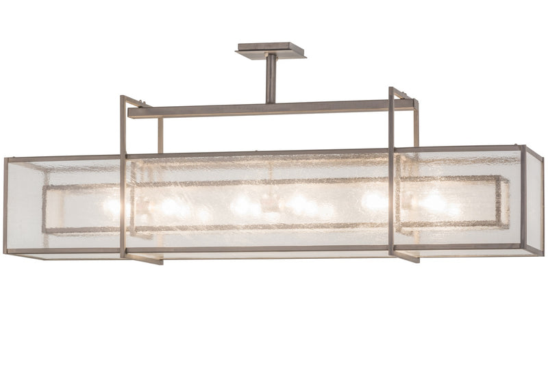 Meyda Tiffany 161946 Six Light Pendant, Matte Clear
