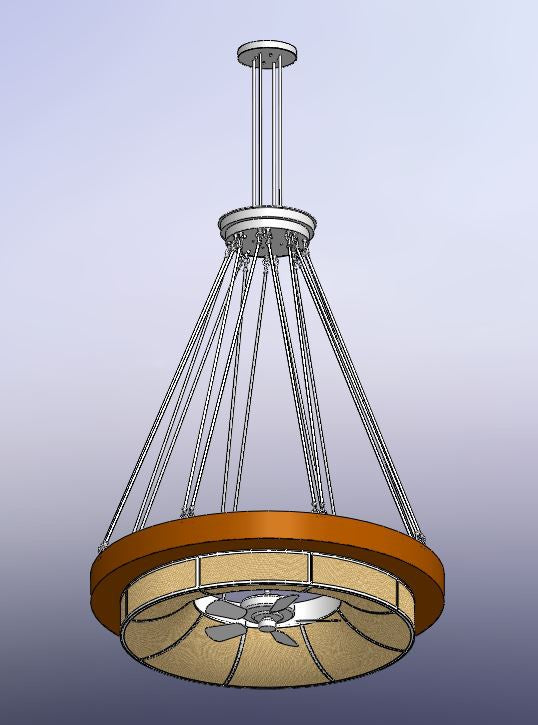Meyda Tiffany 161953 16 Light Chandel-Air, Antique Copper,Chrome