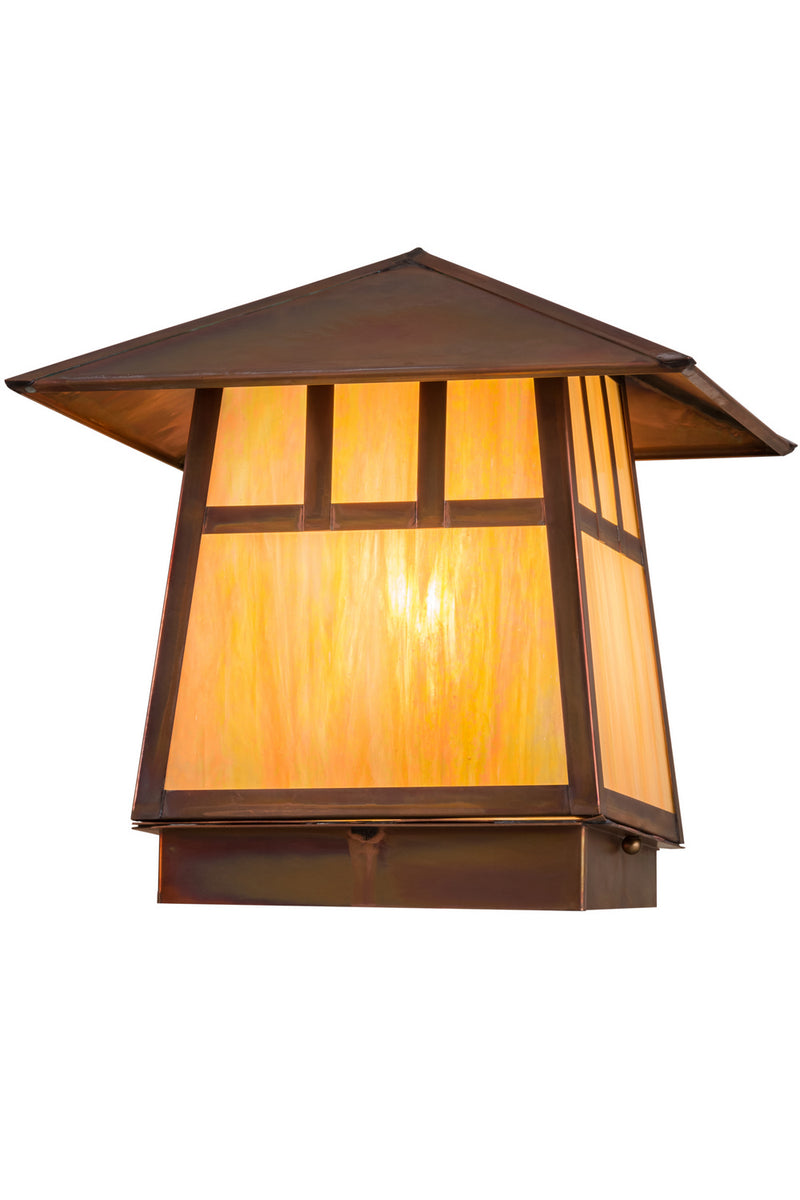 Meyda Tiffany 162022 One Light Bar Mission Deck Light, Vintage Copper