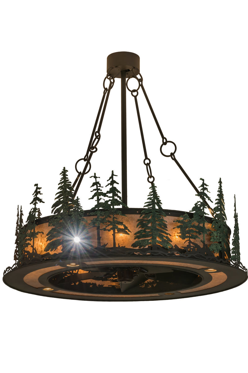 Meyda Tiffany 162413 16 Light Chandel-Air, Wrought Iron